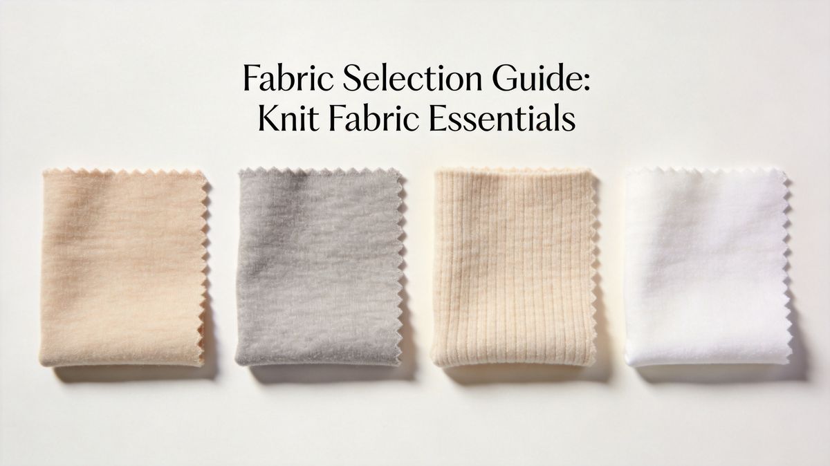 Choosing the Right Knit Fabric for Your Garments: A Complete Guide